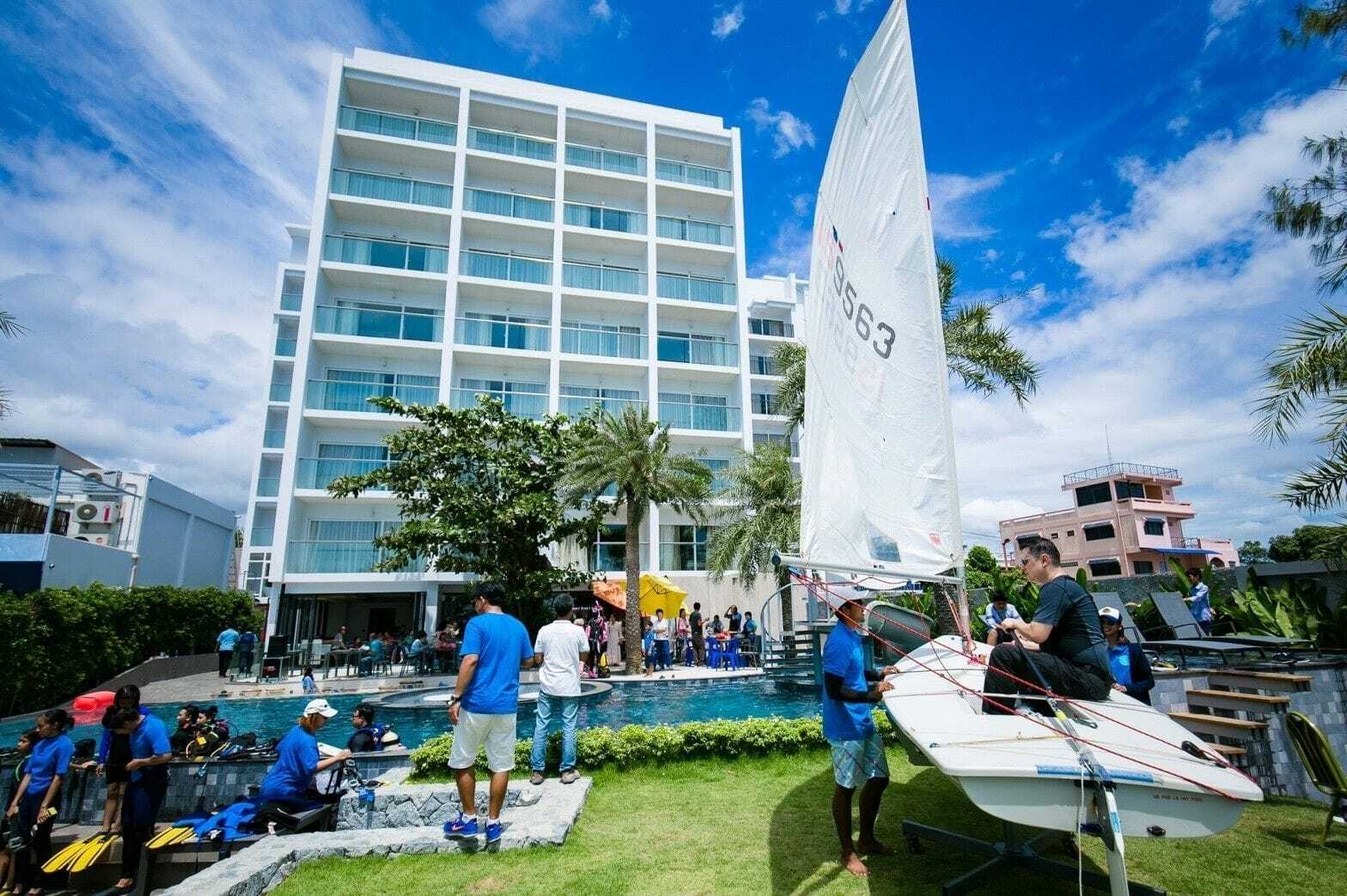 Worita Cove Hotel Na Chom Thian Eksteriør bilde